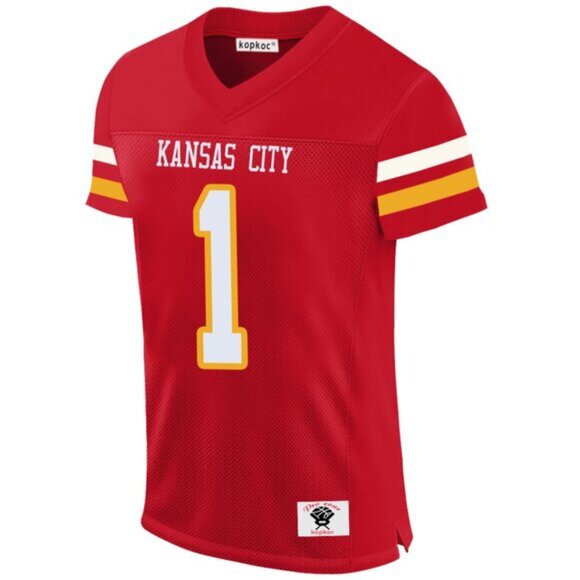 Mens Kids Youths  Xavier Worthy Red Vapor Stitched Jersey - Picture 3 of 4